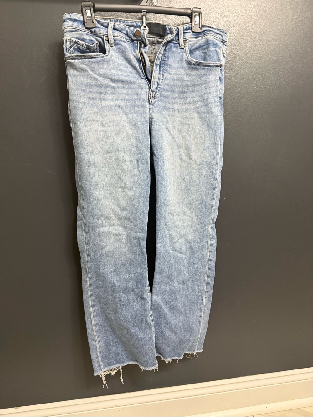 Buckle Light Blue Straight-Leg Women's Jeans